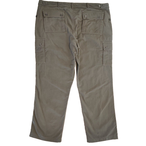 Clothing Arts Mens P^Cubed Pickpocket Proof Travel Pants 42x31 Olive Adjustable - Picture 2 of 11